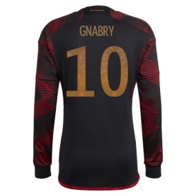 Tyskland Serge Gnabry 10 2023/2024 Borta Fotbollströjor Långärmad